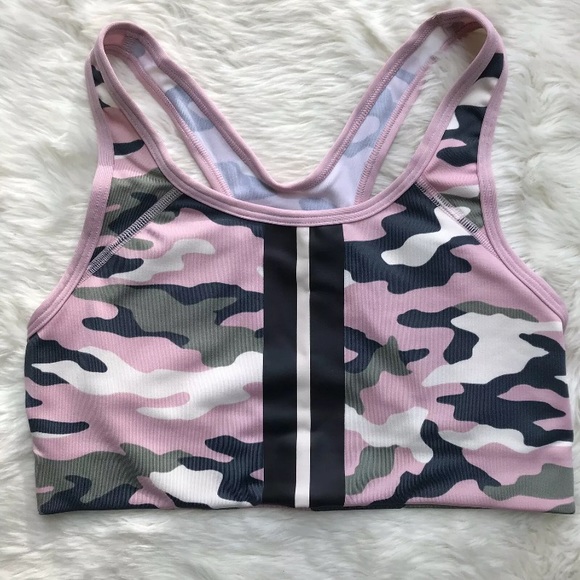 PINK Victoria's Secret Other - 🌈 VS PINK Sports Bra Camo Ultimate NEW